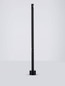 Preview: Nova Luce LED Wegeleuchte Luxor drehbar 8W warmweiss 3000K IP65 salzwasserfest Schwarz Aluminium 90cm 9060250