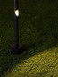 Preview: Nova Luce LED Wegeleuchte Luxor drehbar 8W warmweiss 3000K IP65 salzwasserfest Schwarz Aluminium 90cm 9060250