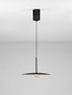 Preview: Nova Luce LED Pendelleuchte Lopo 8W warmweiss 3000K Schwarz Stahl Aluminium Ø35cm 9060254