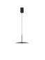 Preview: Nova Luce LED Pendelleuchte Mira 8W warmweiss 3000K Schwarz Stahl Aluminium Ø35cm 9060255