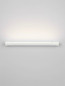 Preview: Nova Luce LED Wandleuchte Pablo 12W warmweiss 3000K Weiß Aluminium 40x10cm 9060257