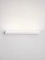 Preview: Nova Luce LED Wandleuchte Pablo 12W warmweiss 3000K Weiß Aluminium 40x12cm 9060258