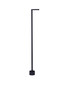 Preview: Nova Luce LED Wegeleuchte Pipe 4W warmweiss 3000K IP65 salzwasserfest Schwarz Aluminium 95cm 9060261
