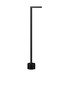 Preview: Nova Luce LED Wegeleuchte Pipe 4W warmweiss 3000K IP65 salzwasserfest Schwarz Aluminium 65cm 9060263