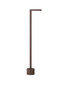 Preview: Nova Luce LED Wegeleuchte Pipe 4W warmweiss 3000K IP65 salzwasserfest Cortenstahl Aluminium 65cm 9060264