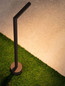 Preview: Nova Luce LED Wegeleuchte Pipe 4W warmweiss 3000K IP65 salzwasserfest Cortenstahl Aluminium 65cm 9060264