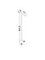 Preview: Nova Luce LED Wegeleuchte Pipe 4W warmweiss 3000K IP65 salzwasserfest Cortenstahl Aluminium 65cm 9060264