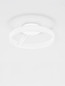 Preview: Nova Luce LED Deckenleuchte Bianco dimmbar 28W CCT warm-/neutralweiss 2700/3000/4000K Weiß Aluminium Ø40cm 9060284