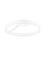 Preview: Nova Luce LED Deckenleuchte Bianco dimmbar 40W CCT warm-/neutralweiss 2700/3000/4000K Weiß Aluminium Ø60cm 9060286