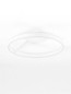 Preview: Nova Luce LED Deckenleuchte Bianco dimmbar 40W CCT warm-/neutralweiss 2700/3000/4000K Weiß Aluminium Ø60cm 9060286