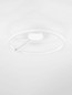 Preview: Nova Luce LED Deckenleuchte Bianco dimmbar 48W CCT warm-/neutralweiss 2700/3000/4000K Weiß Aluminium Ø80cm 9060288