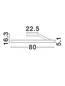 Preview: Nova Luce LED Deckenleuchte Bianco dimmbar 48W CCT warm-/neutralweiss 2700/3000/4000K Weiß Aluminium Ø80cm 9060288