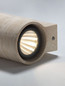 Preview: Nova Luce LED Außen-Wandleuchte Balma 23W warmweiss 3000K IP65 salzwasserfest Marmor Ø11cm 9080142