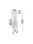 Preview: Nova Luce LED Pendelleuchte Gratta dimmbar 48W warmweiss 3200K Schwarz Aluminium Ø50cm 9081804