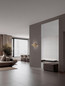 Preview: Nova Luce LED Wandleuchte Antama dimmbar 12W warmweiss 3200K Schwarz Gold Stahl Aluminium 53,5x8cm 9081808