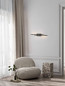 Preview: Nova Luce LED Wandleuchte Antama dimmbar 12W warmweiss 3200K Schwarz Stahl Aluminium 53,5x8cm 9081809