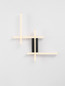 Preview: Nova Luce LED Wandleuchte Apecho dimmbar 34W warmweiss 3200K Schwarz Gold Stahl Aluminium 62x59cm 9081813