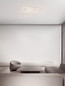 Preview: Nova Luce LED Deckenleuchte Alis dimmbar 48W warmweiss 3200K Weiß Stahl Aluminium 65x50cm 9081821