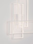 Preview: Nova Luce LED Deckenleuchte Alis dimmbar 48W warmweiss 3200K Weiß Stahl Aluminium 65x50cm 9081821
