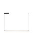 Preview: Nova Luce LED Pendelleuchte Lios dimmbar 28W warmweiss 3000K Champagnergold Schwarz Aluminium 123x2,5cm 9088111