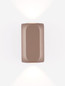 Preview: Nova Luce LED Wandleuchte Elli 8W warmweiss 3000K Champagnergold Aluminium 10,5x6cm 9088113