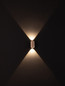 Preview: Nova Luce LED Wandleuchte Elli 8W warmweiss 3000K Champagnergold Aluminium 10,5x6cm 9088113