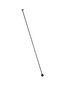 Preview: Nova Luce LED Wand-/Deckenleuchte Sima 30W warmweiss 3000K Schwarz Aluminium Ø8cm 9088115