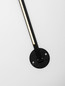Preview: Nova Luce LED Wand-/Deckenleuchte Sima 30W warmweiss 3000K Schwarz Aluminium Ø8cm 9088115