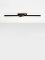 Preview: Nova Luce LED Deckenleuchte Akro dimmbar 41W CCT warm-/neutralweiss 2700/3000/4000K Schwarz Aluminium 100x50cm 9088116