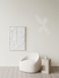 Preview: Nova Luce LED Wandleuchte Akro dimmbar 16W CCT warm-/neutralweiss 2700/3000/4000K Weiß Aluminium 60x35cm 9088117