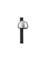 Preview: Nova Luce LED Wandleuchte Lusa schwenkbar 10W warmweiss 3000K Nickel matt Schwarz Aluminium 26x13cm 9088121