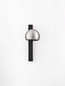 Preview: Nova Luce LED Wandleuchte Lusa schwenkbar 10W warmweiss 3000K Nickel matt Schwarz Aluminium 26x13cm 9088121