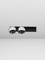 Preview: Nova Luce LED Deckenleuchte Lusa dimmbar 21W warmweiss 3000K Nickel matt Schwarz Aluminium 36x14cm 9088123