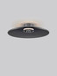 Preview: Nova Luce LED Deckenleuchte Esti dimmbar 33W warmweiss 3000K Rauchgrau Nickel matt Glas Aluminium Ø50cm 9088125