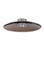 Preview: Nova Luce LED Deckenleuchte Esti dimmbar 33W warmweiss 3000K Dunkelbraun Nickel matt Glas Aluminium Ø50cm 9088126
