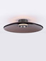 Preview: Nova Luce LED Deckenleuchte Esti dimmbar 33W warmweiss 3000K Dunkelbraun Nickel matt Glas Aluminium Ø50cm 9088126
