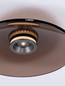 Preview: Nova Luce LED Deckenleuchte Esti dimmbar 33W warmweiss 3000K Dunkelbraun Nickel matt Glas Aluminium Ø50cm 9088126