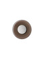 Preview: Nova Luce LED Wandleuchte Esti 17W warmweiss 3000K Dunkelbraun Nickel matt Glas Aluminium Ø32cm 9088130