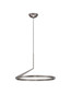 Preview: Nova Luce LED Pendelleuchte Tilia dimmbar 31W CCT warm-/neutralweiss 2700/3000/4000K Nickel matt Aluminium Ø60cm 9088139