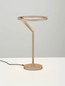 Preview: Nova Luce LED Tischleuchte Tilia dimmbar 16W warmweiss 3000K Champagnergold Aluminium Ø22cm 9088140