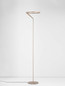 Preview: Nova Luce LED Stehleuchte Tilia dimmbar 26W warmweiss 3000K Champagnergold Aluminium 168cm 9088142