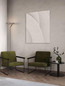 Preview: Nova Luce LED Stehleuchte Tilia dimmbar 26W warmweiss 3000K Nickel matt Aluminium 168cm 9088143