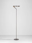 Preview: Nova Luce LED Stehleuchte Tilia dimmbar 26W warmweiss 3000K Nickel matt Aluminium 168cm 9088143
