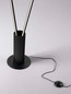 Preview: Nova Luce LED Stehleuchte Kimolia 49W warmweiss 3000K Schwarz Aluminium 181cm 9088145