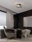 Preview: Nova Luce LED Deckenleuchte Tilia dimmbar 38W CCT warm-/neutralweiss 2700/3000/4000K Schwarz Aluminium Ø60cm 9088147