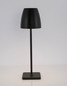 Preview: Nova Luce LED Akku-Tischleuchte Colt dimmbar 2W warmweiss 3000K USB IP54 Anthrazit Aluminium Ø11cm 9121912
