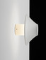 Preview: Nova Luce LED Außen-Wandleuchte Alux 11W warmweiss 3000K IP54 salzwasserfest Weiß Aluminium Ø16cm 9136407