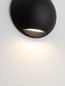 Preview: Nova Luce LED Außen-Wandleuchte Passo 3W warmweiss 3000K IP65 salzwasserfest Schwarz Aluminium Ø12cm 9136410