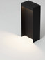 Preview: Nova Luce LED Sockelleuchte Alley 8W warmweiss 3000K IP65 salzwasserfest Anthrazit Aluminium 30cm 9136422