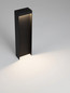 Preview: Nova Luce LED Wegeleuchte Alley 8W warmweiss 3000K IP65 salzwasserfest Anthrazit Aluminium 50cm 9136423